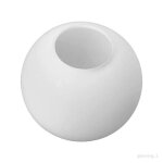 Abat - jour - verre - 10cm - blanc - contemporain - design élégant Abat - jour - verre - 10cm - blanc - contemporain - design élégant