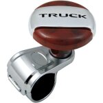 Boule de volant universelle bois & chrome truck Ø30mm Boule de volant universelle bois & chrome truck Ø30mm