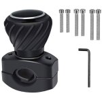 Boule de volant universelle - mhy� - 360 degr�s - installation facile - abs et alliages - joint en caoutchouc ...