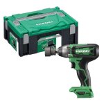 Boulonneuse  chocs 220 nm 18 v 14 kg hikoki wr18dfw2z en hitcase (vendu sans batterie)