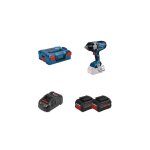 Boulonneuse gds 18v - 1600 hc - bosch - avec 2 batteries 18v 8 ah - chargeur rapide - l - boxx - 06019m1002 ...