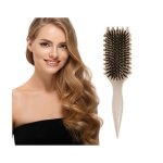 Bounce curl brush brosse de d�finition des boucles rebondissantes brosse coiffante en poils de sanglier ...