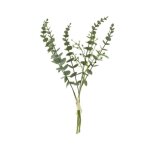 Bouquet artificiel eucalyptus baies 6 tiges 40cm vert anis menthe eau