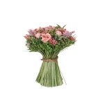 Bouquet champtre roses artificielles 20cm