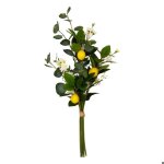 Bouquet de citron artificiel gilda h64cm - atmosphera cr�ateur dint�rieur