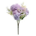 Bouquet romantique rose artificielle 31cm parme