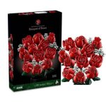 Bouquet de roses en briques 12 roses + 4 gypsophiles fleurs �ternelles cadeau romantique d�coration maison ...