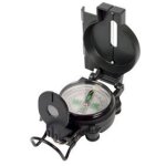 Boussole militaire - corps m�tallique - marqueur de cap - grise