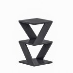 Calicosy - bout de canap� 3 niveaux h50 cm - albeni - anthracite