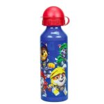 Gourde en aluminium - paw patrol - chevaliers - 520 ml - capuchon anti - poussi�re - mixte