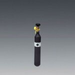 Bouteille de co2 05 kg - gris - porte - bouteille inclus - 150 litres de bire - standardise