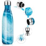 Bouteille deau en acier inoxydable isotherme gourde inox réutilisable sans bpa isolé à double paroi gourde ... Bouteille deau en acier inoxydable isotherme gourde inox réutilisable sans bpa isolé à double paroi gourde ...