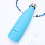 Gourde isotherme - inox - double paroi - réutilisable - anti fuite - sans bpa Gourde isotherme - inox - double paroi - réutilisable - anti fuite - sans bpa