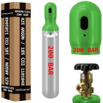 Bouteille de gaz argon / co2 8 l 200 bar vogelmann ? m�lange pour soudage mig / mag usage professionnel ...
