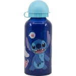 Bouteille / gourde aluminium - stitch - 400ml - bec verseur - bouchon de sécurité - bleu Bouteille / gourde aluminium - stitch - 400ml - bec verseur - bouchon de sécurité - bleu