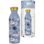 Bouteille isotherme - bialetti - bridgerton - 460 ml - acier inoxydable - bleu crulen