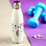 Bouteille isotherme blanche en inox stormtrooper