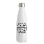 Bouteille isotherme - personnalis�e - aur�lie - acier inoxydable - 500 ml - mixte