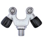 Bouteilles robinets metalsub twin valve v m25