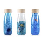 Bouteilles sensorielles - petit boum - pack serenity - bleu - relaxation - 12 mois et plus