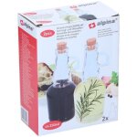 Bouteille en verre - alpina - 250ml - pack de 2 - multi - usages - transparent