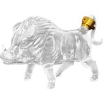 Bouteille de vin bourbon en forme danimal de carafe  whisky de 1000 ml cochon