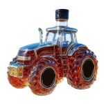 Bouteille de whisky de 300ml r�cipient fantaisie pour boissons alcoolis�es distributeur en forme de tracteur ...
