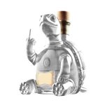Bouteille whisky verre forme tortue doigt carafe artistique 300ml d�co bar / bureau / f�te label