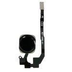 Bouton home complet avizar pour iphone 5s / se - noir - nappe de connexion incluse