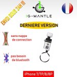 Bouton home universel fonction retour (derniere version yf) iphone 7 8 plus argent