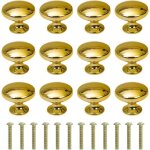 Boutons de porte rond boutons de tiroir 30mm poignes de tiroir avec vis pour armoire bureau table de ...