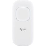 Bouton - poussoir de sonnette - byron - dby - 25930 - sans fil - installation rapide - indication led ...
