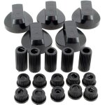 Bouton universel noir multi - axes par 5 - cuisiniere Bouton universel noir multi - axes par 5 - cuisiniere