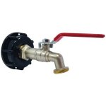 Boutte adaptateur en plastique - cuve 1000 l - 60 - robinet laiton 1 / 4t 20x2