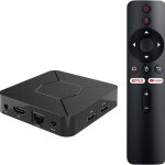 Box tv android 4k avec wi - fi bi - bande 24g 5g bluetooth 5. 2 - jzsh - t�l�commande vocale lecteur ...