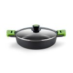Bra prior fait - tout bas avec couvercle en verre et poignes en silicone 28cm - a400528