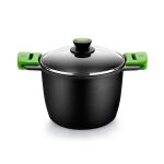 Bra prior - grande marmite avec couvercle en verre et anses en silicone 24 cm - a403924 Bra prior - grande marmite avec couvercle en verre et anses en silicone 24 cm - a403924