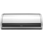 Boite à pain large brabantia 348921 - 45x27x17cm - gris mat - acier inoxydable et plastique Boite à pain large brabantia 348921 - 45x27x17cm - gris mat - acier inoxydable et plastique