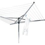Brabantia - essential - séchoir - 50 m + douille - metallic grey Brabantia - essential - séchoir - 50 m + douille - metallic grey