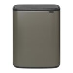 Brabantia - poubelle 2x30l platinium - 221521