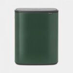 Brabantia poubelle bo touch bin - 2 x 30 l - pine green