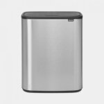 Brabantia poubelle bo touch bin - 60 l - matt steel fingerprint proof Brabantia poubelle bo touch bin - 60 l - matt steel fingerprint proof