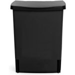 Brabantia poubelle builtin bin 10l rectangulaire noir