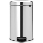Brabantia poubelle à pédale new icon 20 l gris brillant Brabantia poubelle à pédale new icon 20 l gris brillant