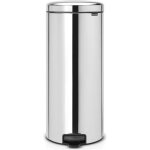 Brabantia poubelle � p�dale new icon 30 l gris brillant