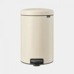 Brabantia poubelle à pédale newicon 20 l - soft beige Brabantia poubelle à pédale newicon 20 l - soft beige