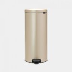 Brabantia poubelle à pédale newicon 30 l - metallic gold Brabantia poubelle à pédale newicon 30 l - metallic gold