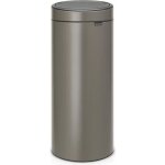 Brabantia poubelle touch bin - 30l - platinum