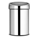 Brabantia poubelle touch bin - 3l - acier brillant Brabantia poubelle touch bin - 3l - acier brillant