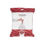Sacs poubelles - brabantia - perfectfit 115608 - code j - 20 - 25 l - blanc